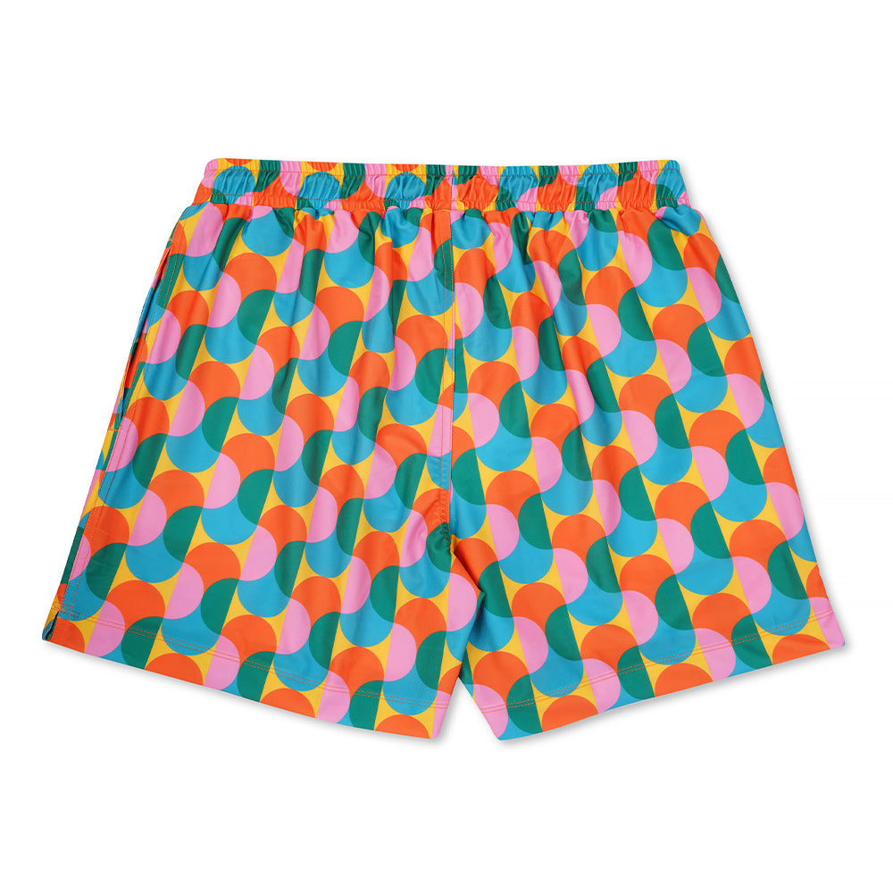 Rey&I Pablo bold print men’s swim shorts