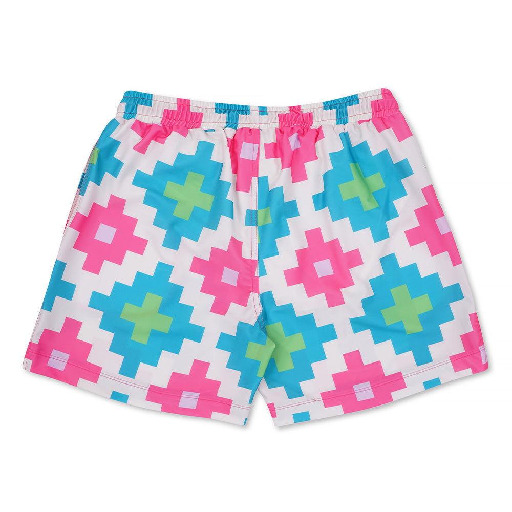 Rey&I Pixie vibrant men’s swim shorts