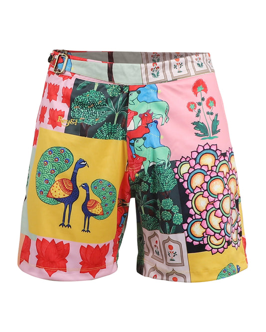 Rey&I Picholi art-inspired men’s swim shorts