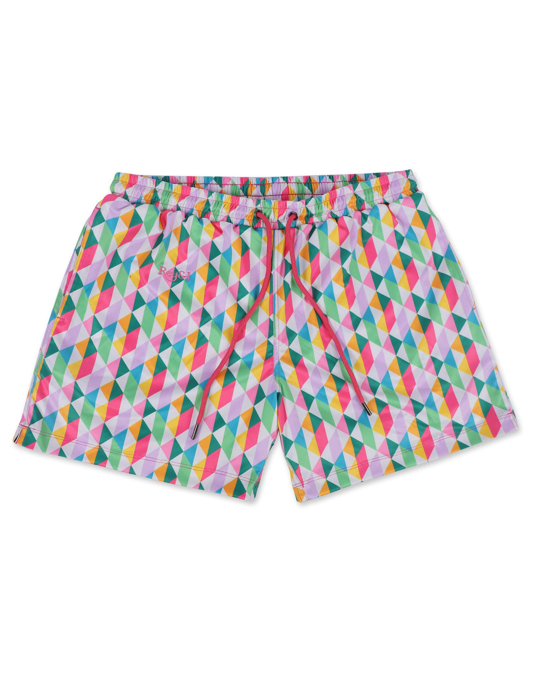 Rey&I Mosaic geometric men’s swim shorts