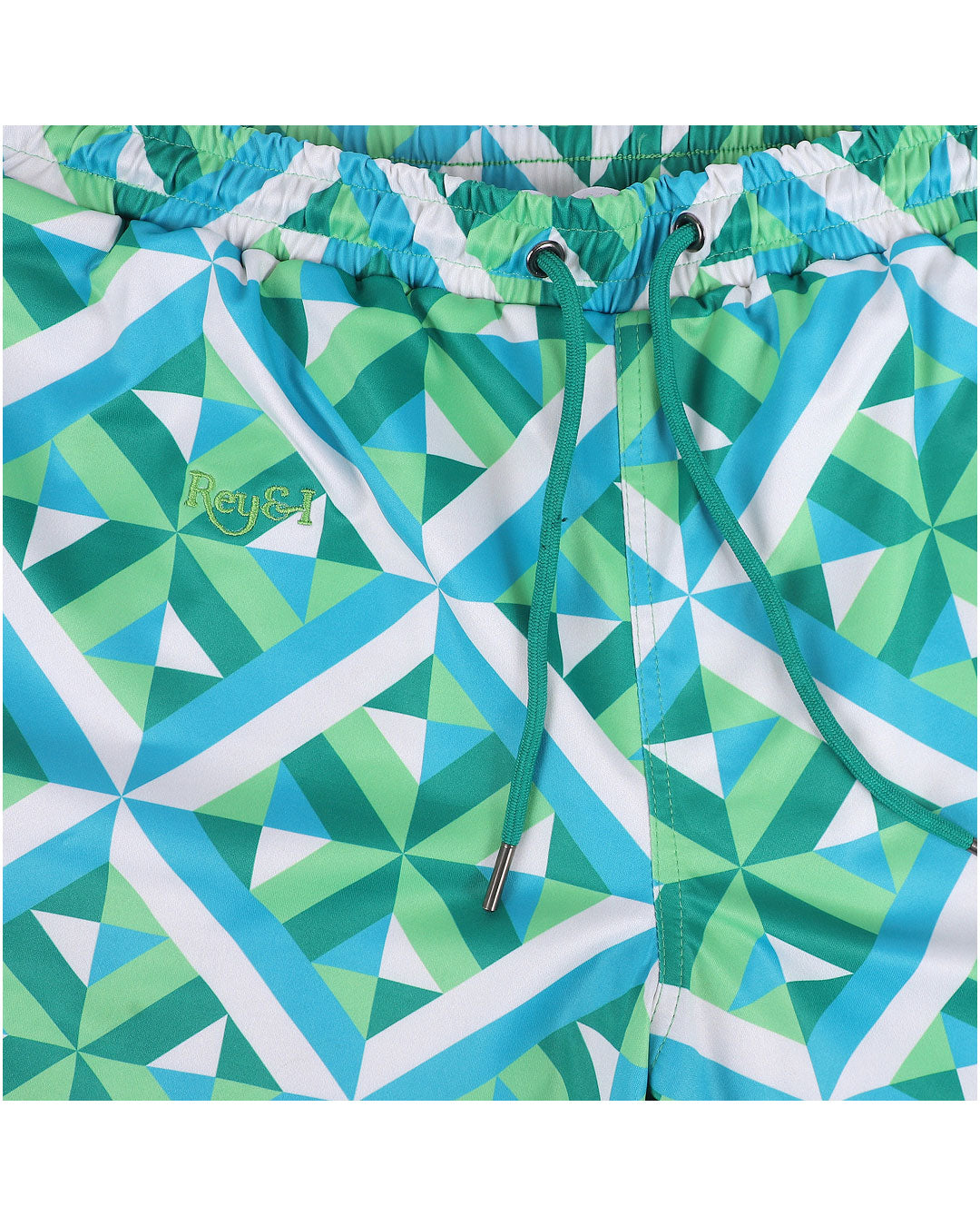 Rey&I Jade green men’s swim shorts