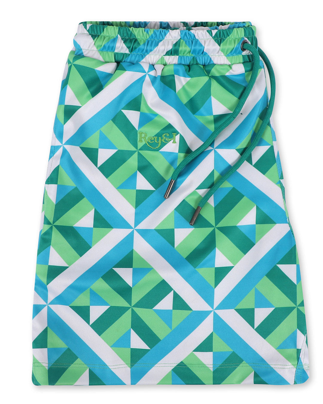 Rey&I Jade green men’s swim shorts