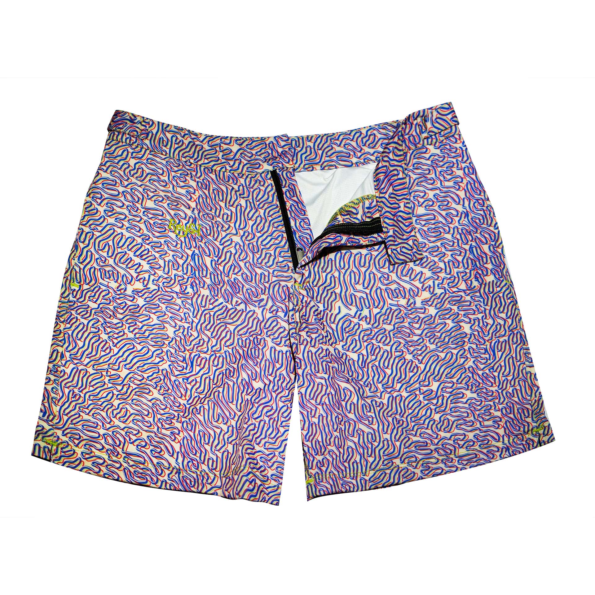Rey&I Vino red designer men’s swim shorts