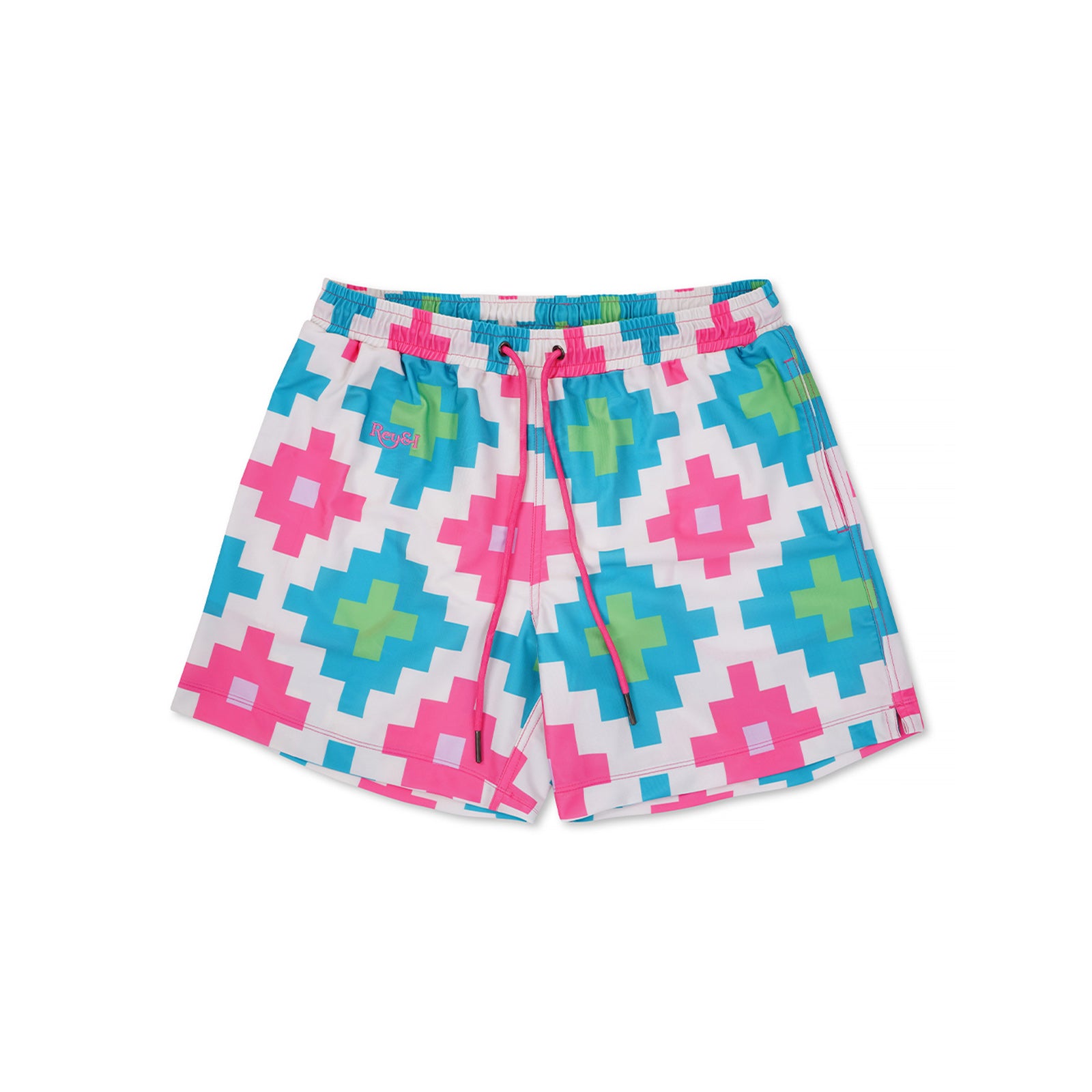 Rey&I Pixie vibrant men’s swim shorts