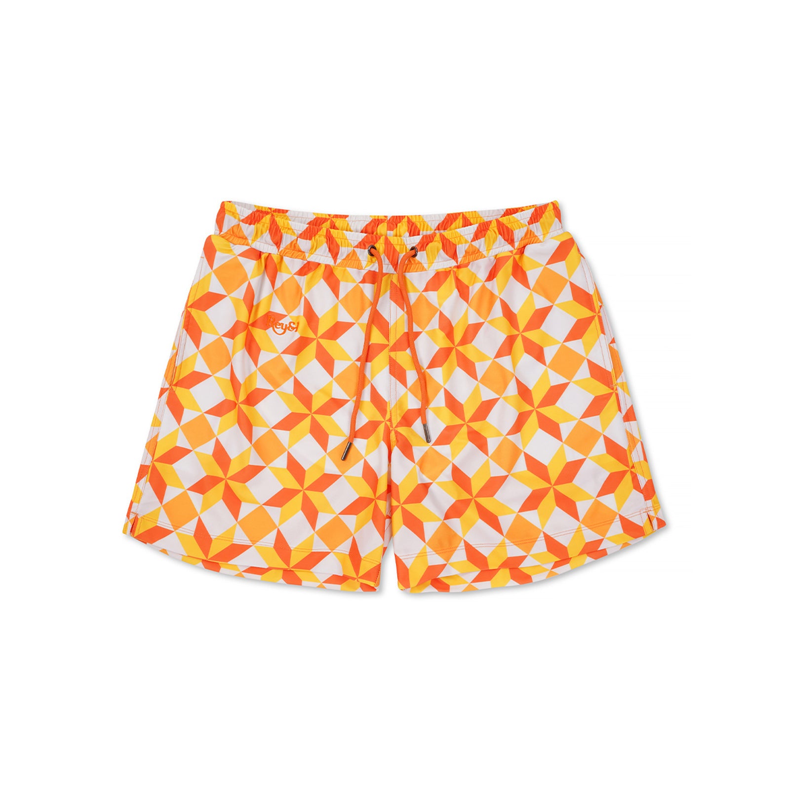Rey&I Citrus bright men’s swim shorts