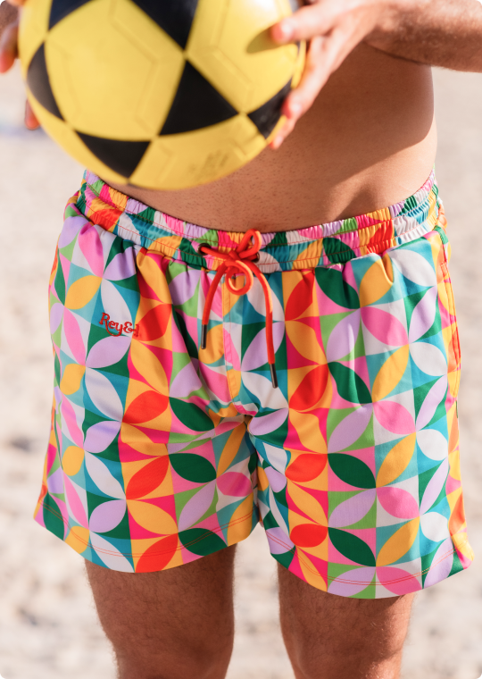 Rey&I Flora floral men’s swim shorts